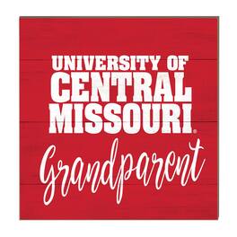 Jardine - Central Missouri Mules 10'' x 10'' Grandparent Plaque - Red