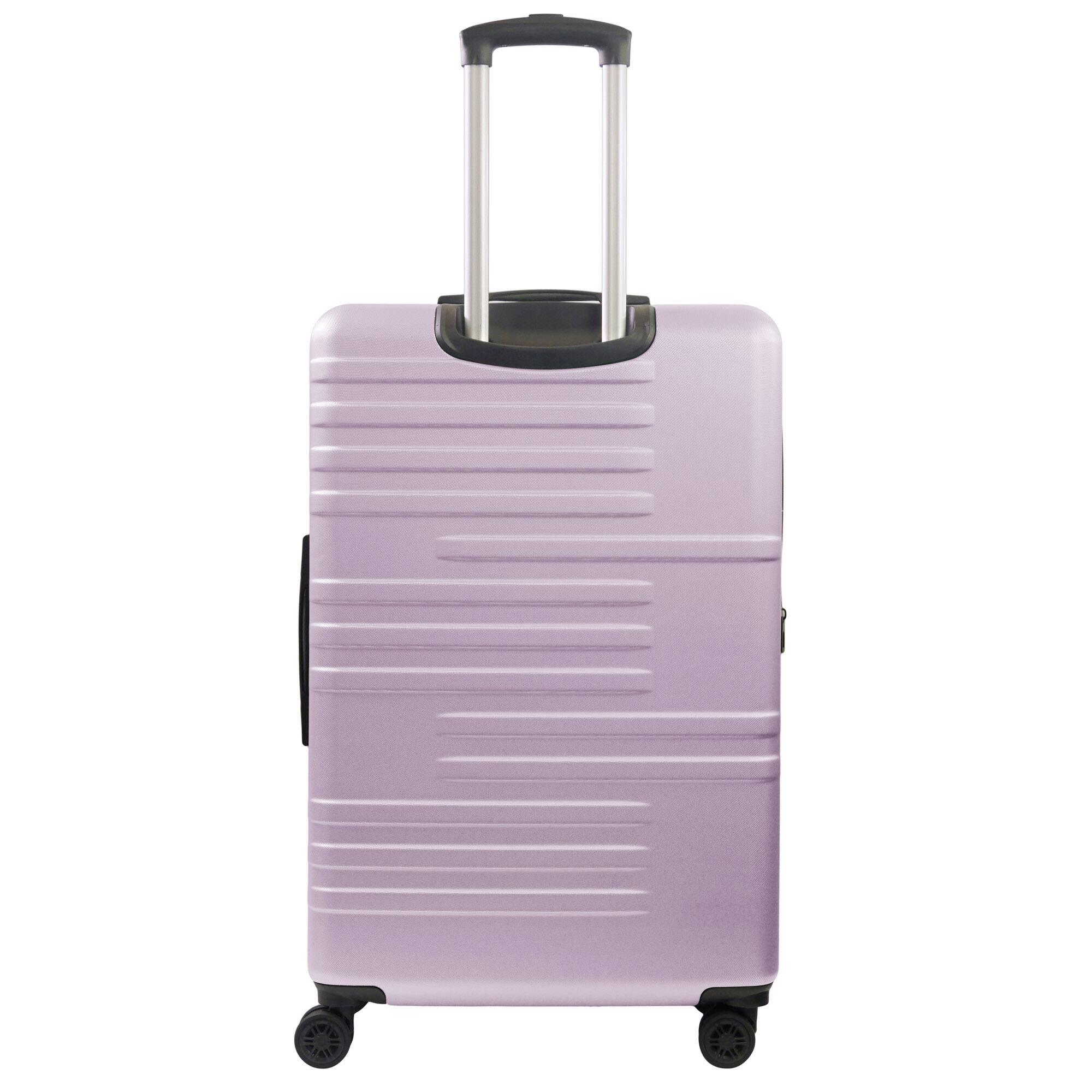 Back. American Dreamliner - 30" Hardside Luggage with Expansion - PURPLE.