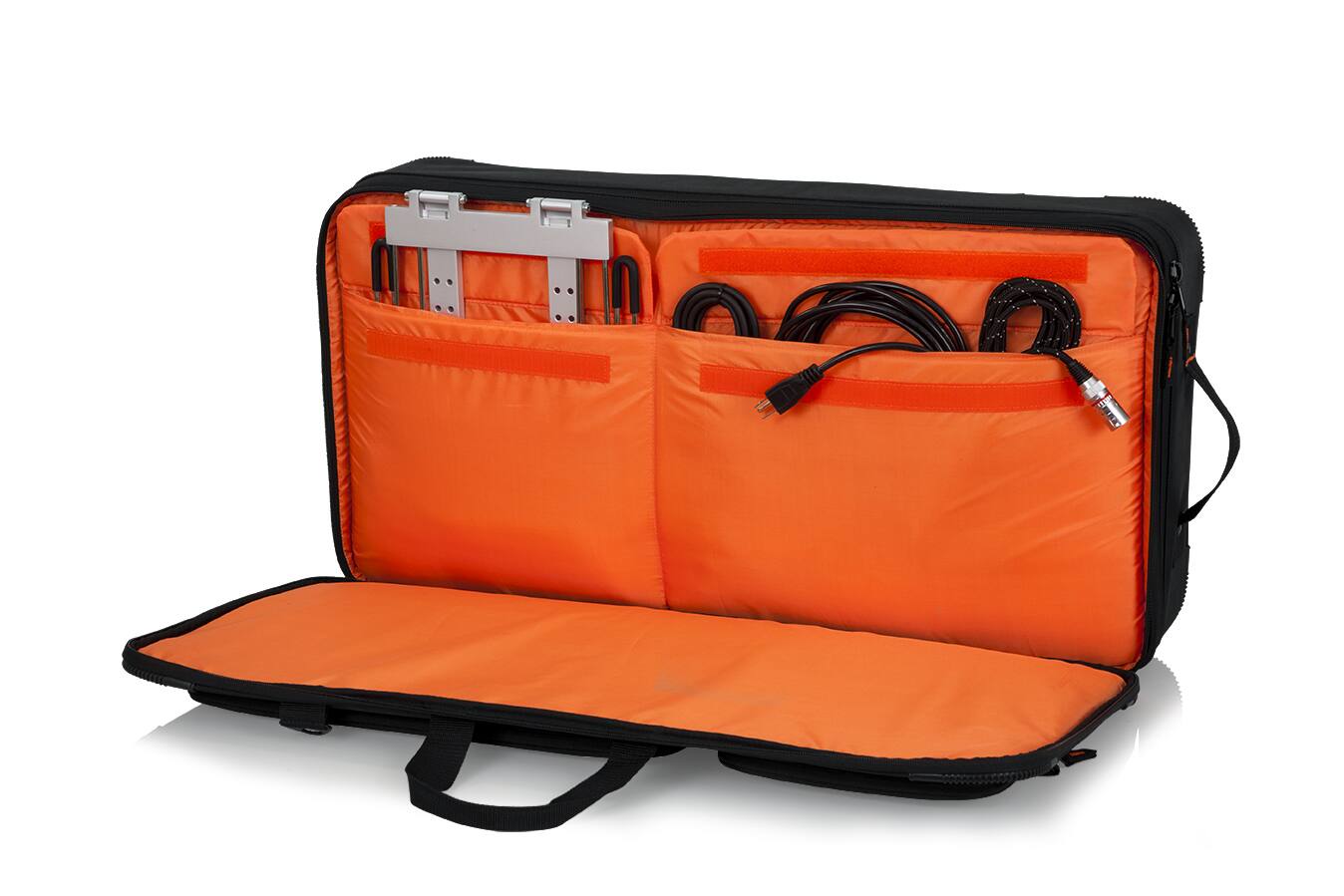 Alt View 2. Gator - DJ Controller Backpack with Adjustable Interior for Controllers up to 27 Inches and Laptop Storage.