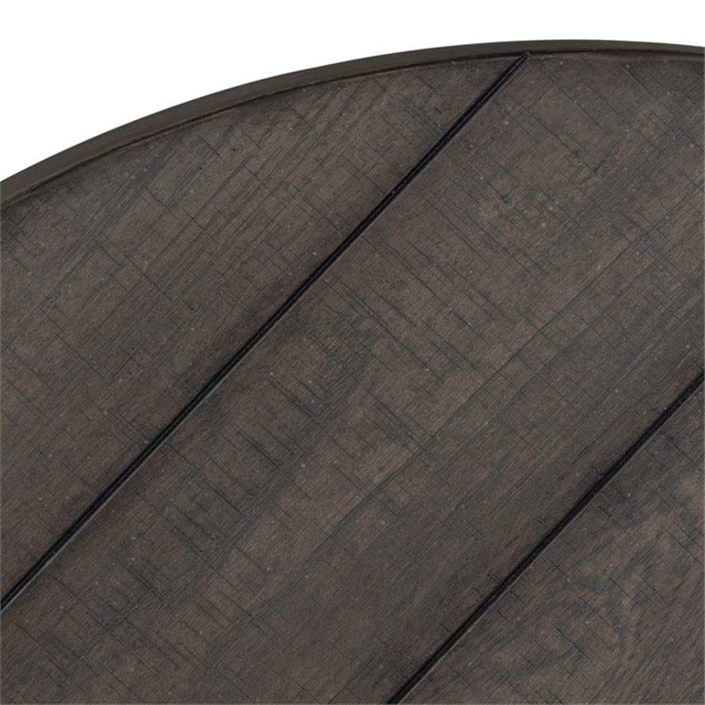 Alt View 1. Liberty Furniture Industries - Splay Leg Round Cocktail Table Dusty Charcoal w/ Heavy Distressing - Gray.