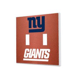 Keyscaper - New York Giants Football Design Double Toggle Light Switch Plate - Multicolor