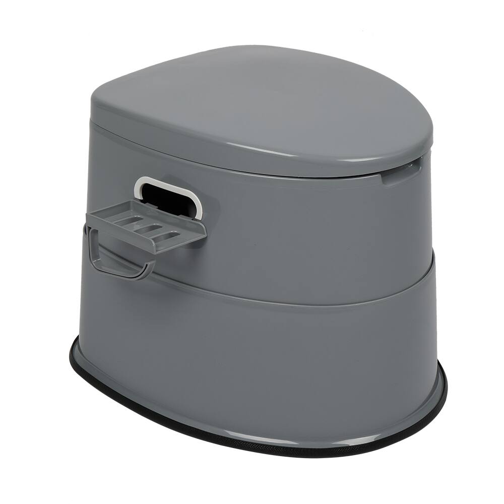 Alt View 9. Winado - 5L Portable Toilet Seat For Camping Toilet Travel Hiking for Outdoor Indoor Potty - Gray.
