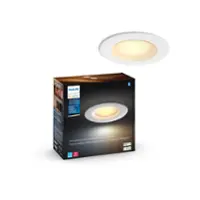 Philips - Hue Bluetooth 5/6" High Lumen Recessed Downlight - White Ambiance - Front_Zoom