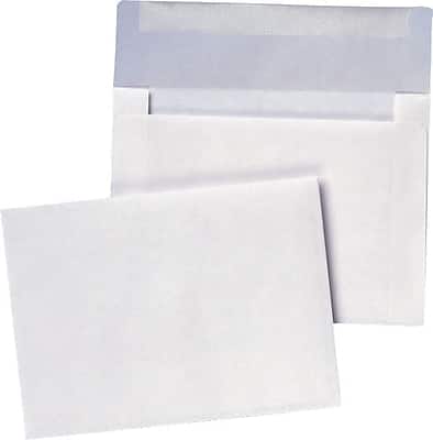 Front. Quality Park - Gummed Invitation Envelopes, 4 3/8" x 5 3/4" 100/Box - White.