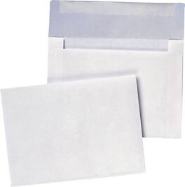 Quality Park - Gummed Invitation Envelopes, 4 3/8" x 5 3/4" 100/Box - White