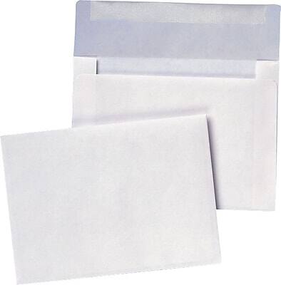 Front. Quality Park - Gummed Invitation Envelopes, 4 3/8" x 5 3/4" 100/Box - White.