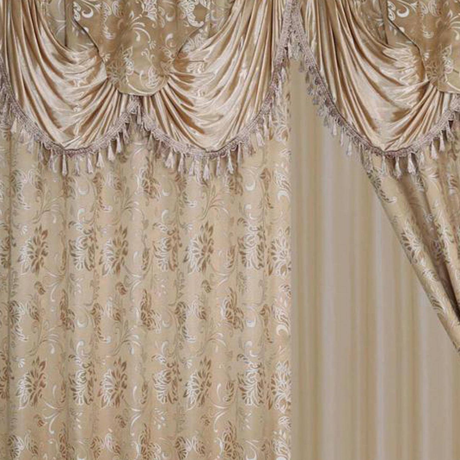 Left. RT Designers Collection - Rt Designers Collection Clayton 2-Piece Double Panel Modern Energy Saving Grommet Curtain Panels Panel 54" X 84" Taupe - Taupe.