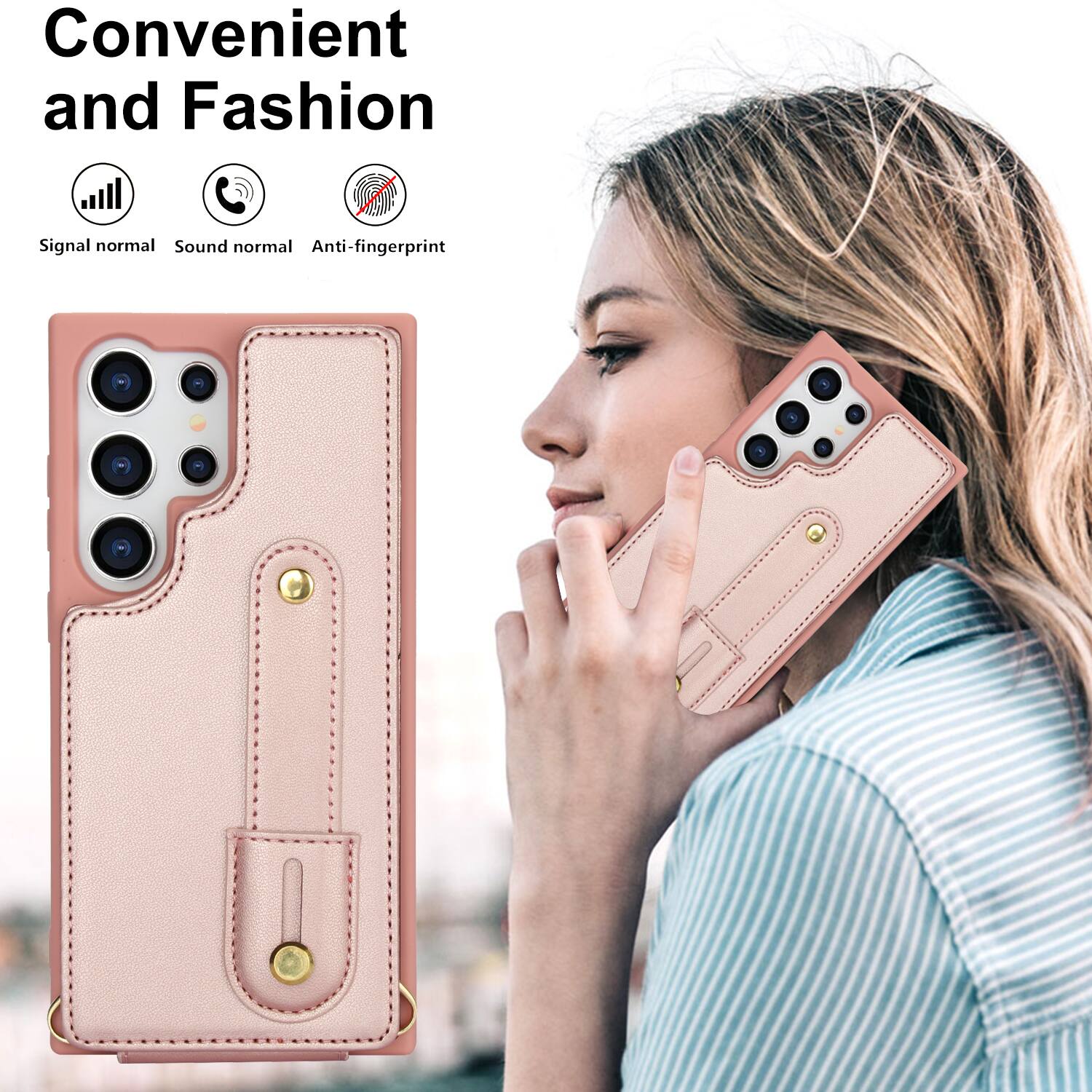 Convenient and Fashion  
Signal normal  
Sound normal  
Anti-fingerprint