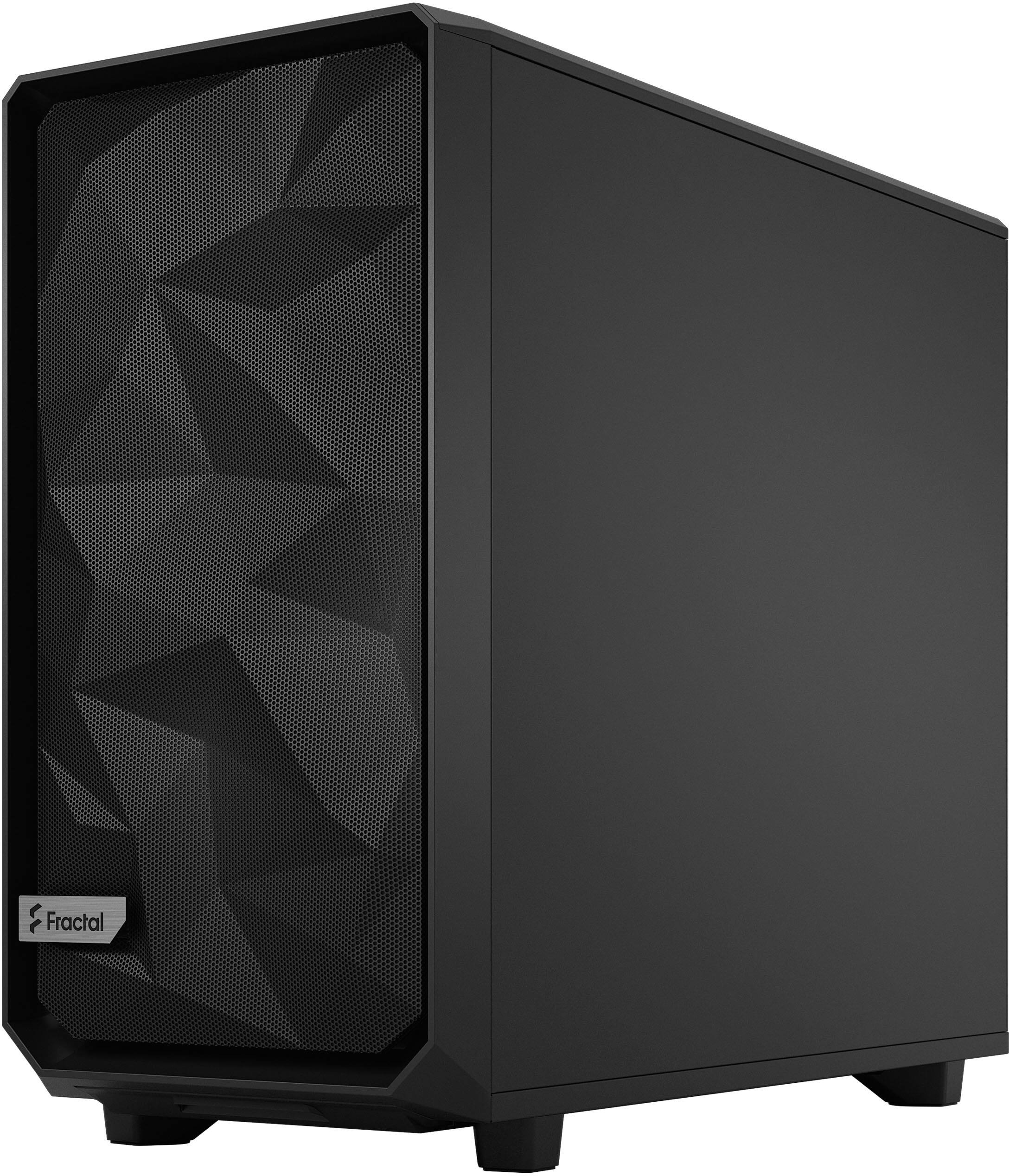 Alt View 23. Fractal Design - Meshify 2 Black ATX Light Tinted Tempered Glass Window Mid-Tower PC Case - Black.