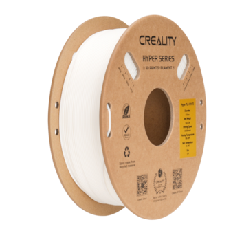 CREALITY
HYPER SERIES
3D PRINTER FILAMENT
Hyper PLA WHITE
Diameter: 1.75mm
Net Weight: 300g
Printing Speed: 30-60mm/s
Printing Temperature: 180-220°C
Bed Temperature: 25-60°C
Spool made from recycled material
ROHS REACH
CREALITY
Better with CREALITY Original Filaments
Spool made from recycled material
CREALITY
CREALITY 3D Group