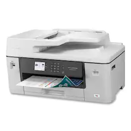 Brother - MFC-J6540DW Business Color All-in-One Inkjet Printer - Gray