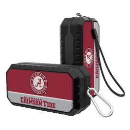 Keyscaper - Alabama Crimson Tide Primary Logo End Zone Water Resistant Bluetooth Speaker - Multicolor
