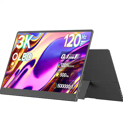 3K OLED 120 Hz
0.1 ms
120% DCI-P3
500 Nits
500000:1