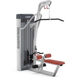 HARISON - DISCOVER HR-G1123 Commercial Lat Pulldown & Row Machine, 230 LB Resistance, Heavy-Duty Strength Trainer - White