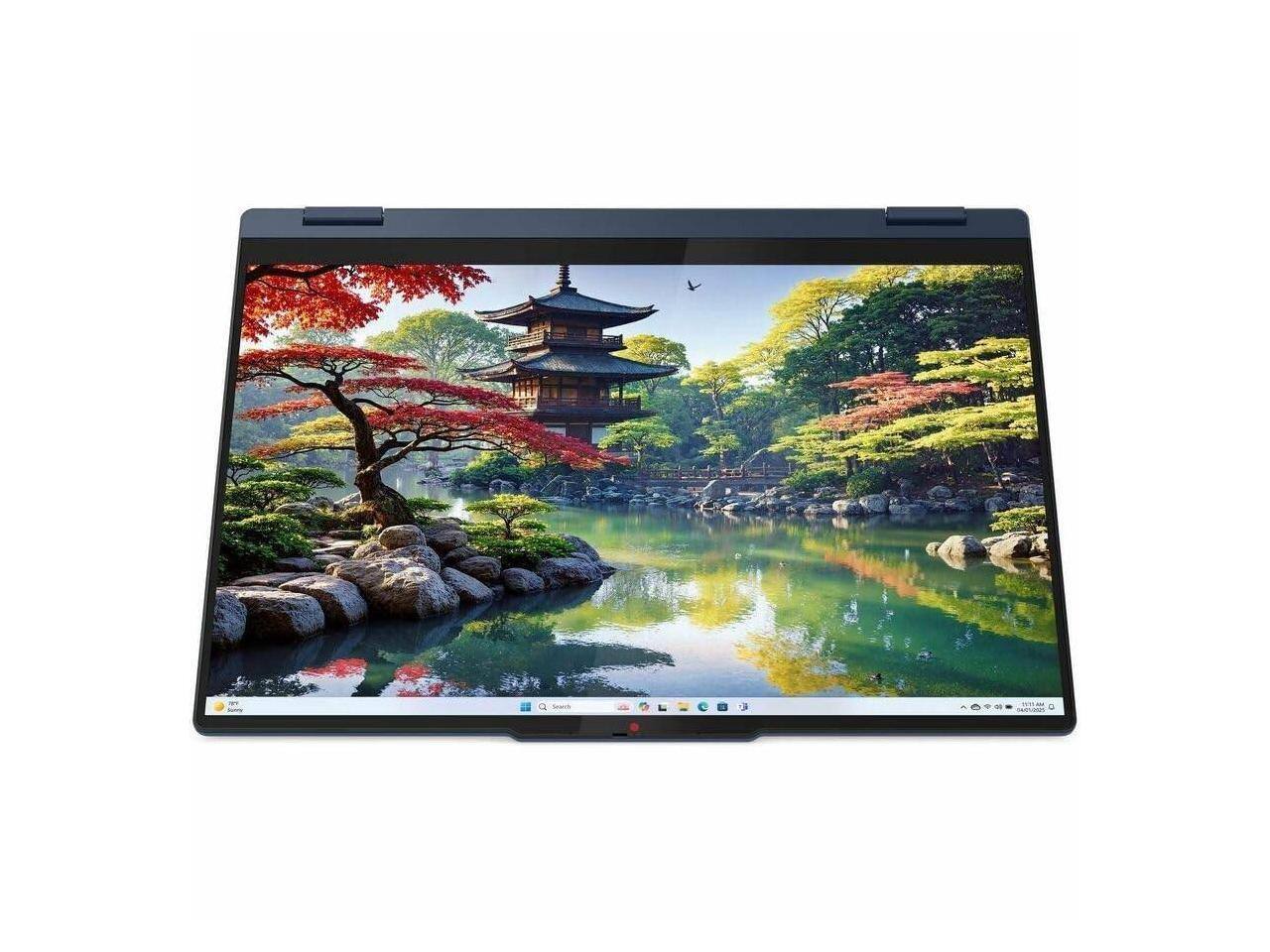 Alt View 5. Lenovo - Lenovo IdeaPad 5i Ultra 7 16GB 512GB SSD 16" Touch 2-in-1 Laptop - Slate Blue.