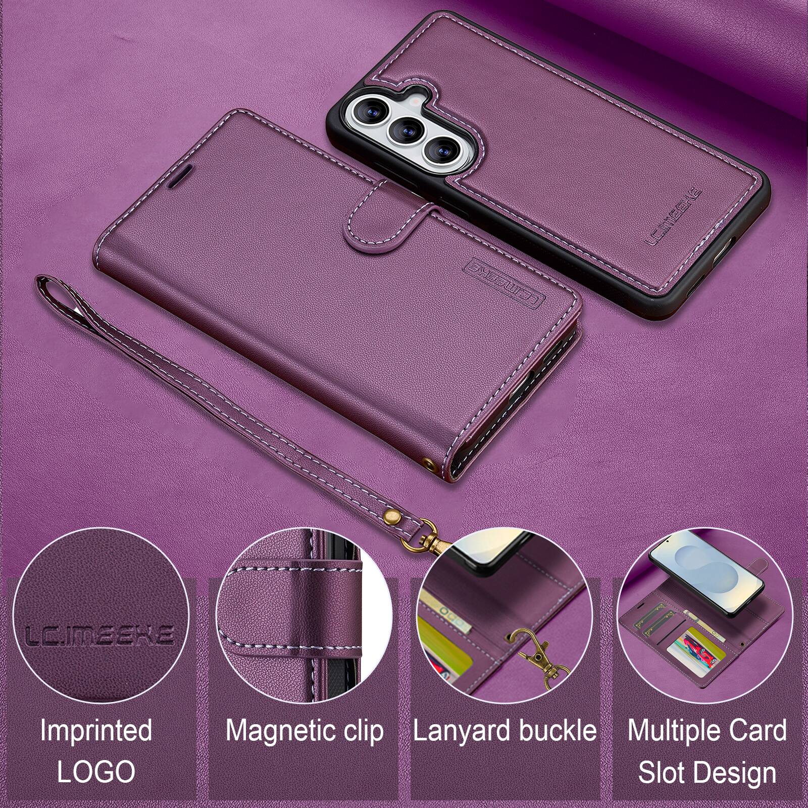 LOMEEKE  
LEIMEEKE  
Imprinted LOGO  
Magnetic clip Lanyard buckle Multiple Card Slot Design