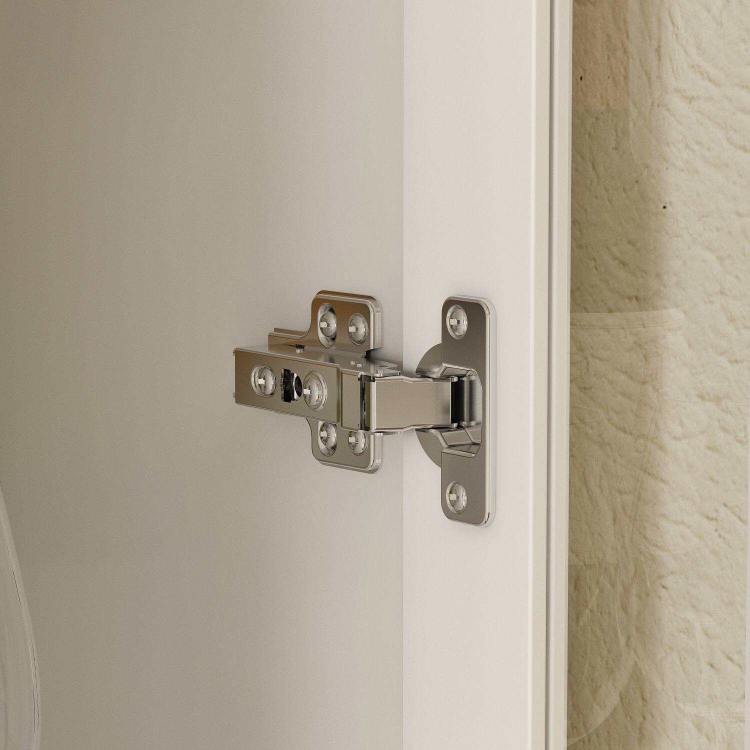 Alt View 5. Famapy - Famapy Tempered Glass - Door Buffet: Stylish Storage for Organized Living - White.