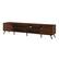 Angle. Walker Edison - 80" Mid-Century Modern 2-Door TV Stand for TVs up to 90" - Dark Walnut.