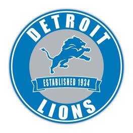 Fan Creations - Detroit Lions 24" Circle with Banner - Multicolor