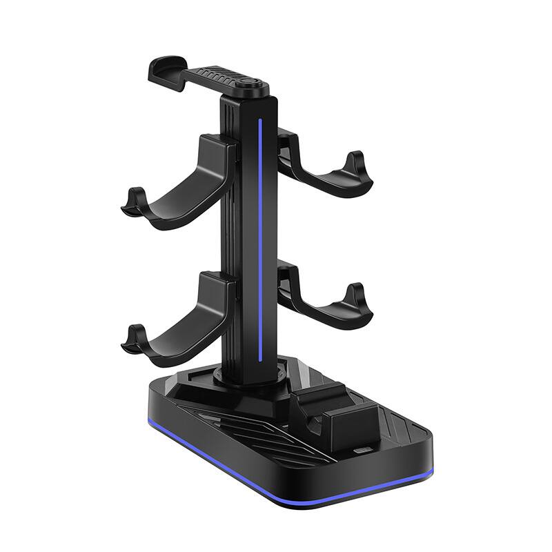 Alt View 4. Cluzine - Switch 2 Charging Dock Colorful Light Multi-Function Charger & Earphone Storage Stand NS2 Accessories.