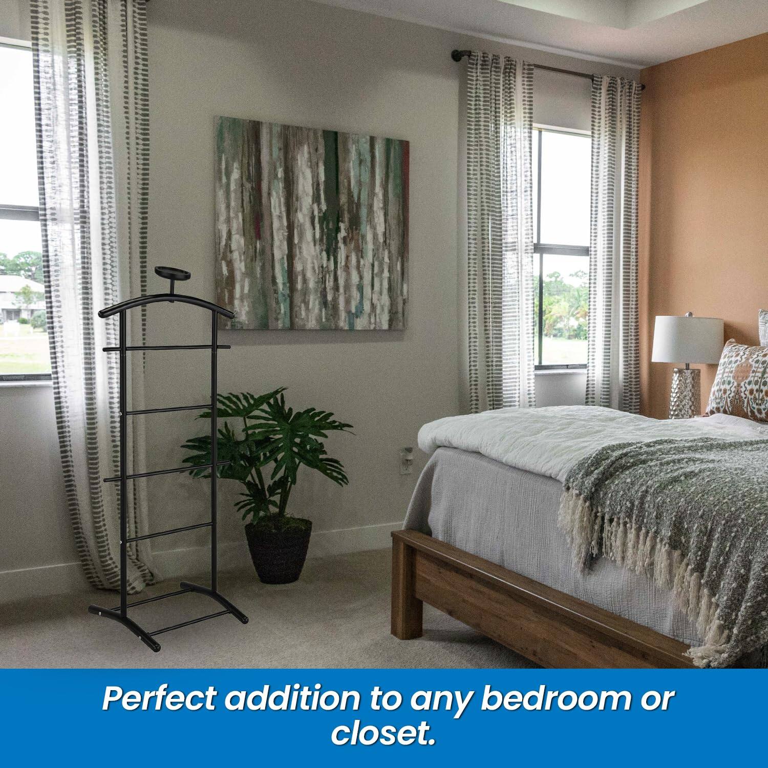 Perfect addition to any bedroom or closet.