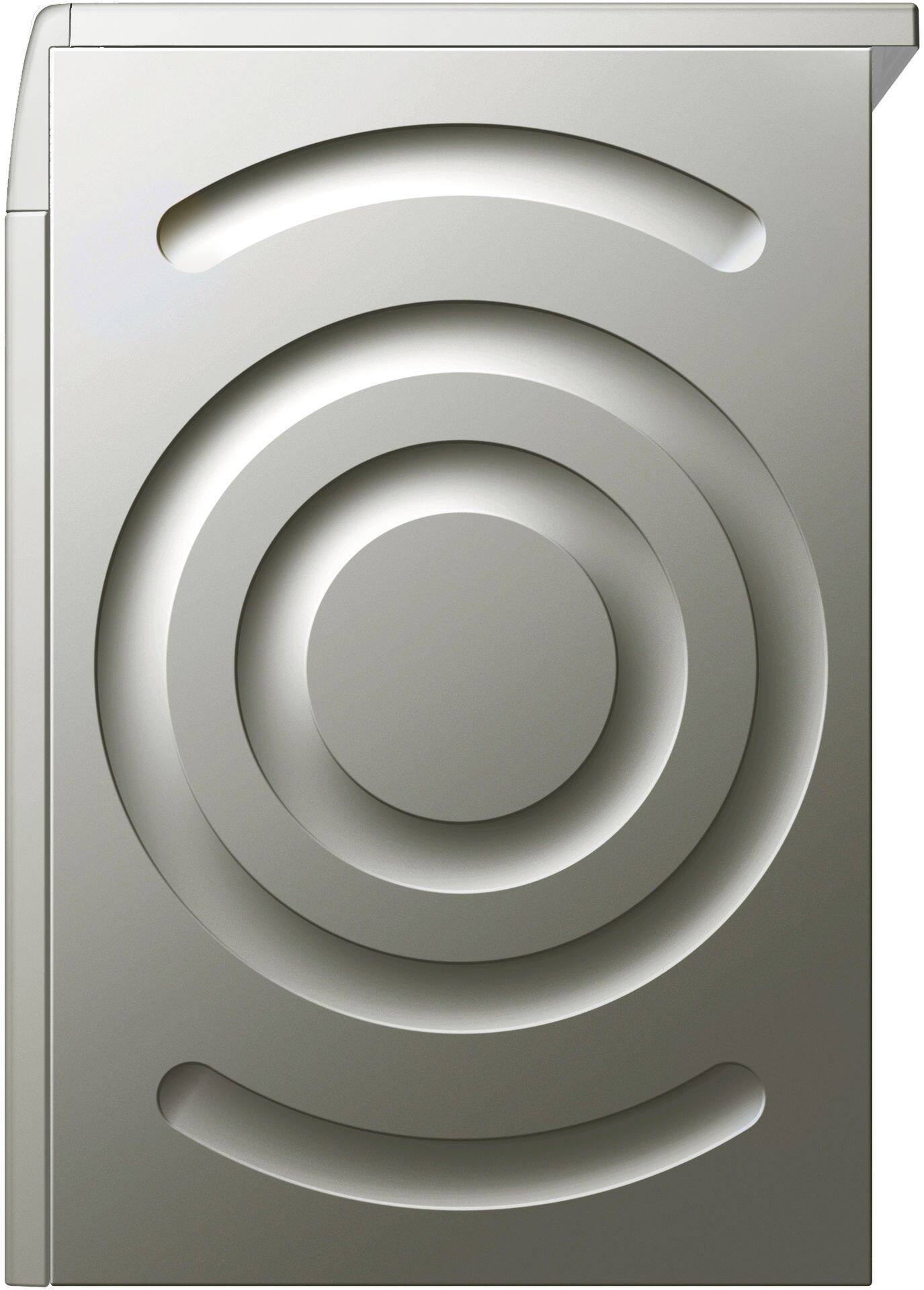 Alt View 17. Bosch - 800 Series 4 Cu. Ft. Stackable Smart Electric Dryer with Steam Restore - Pearl Steel.