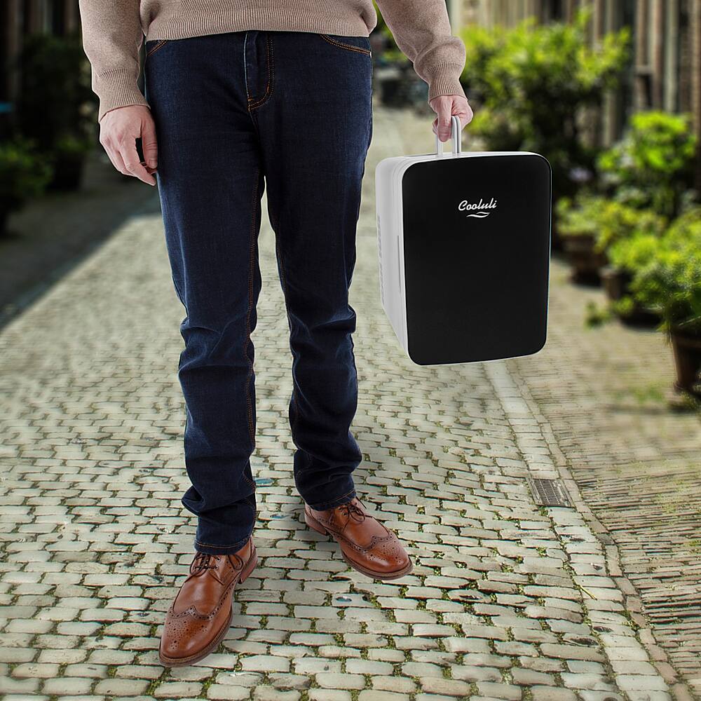 Alt View 14. Cooluli - Infinity 0.4 Cu. Ft. Mini Fridge - Black.