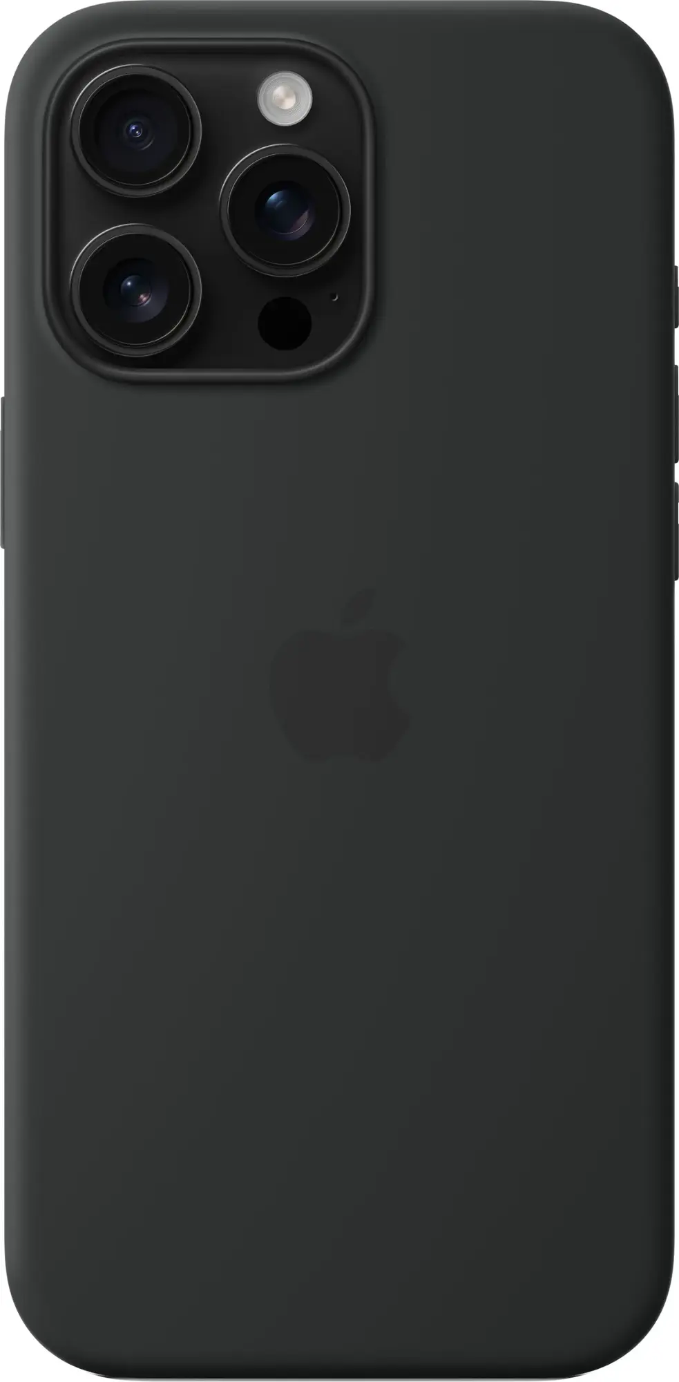 Zoom in on Alt View 13. Apple - iPhone 16 Pro Max Silicone Case with MagSafe - Black.