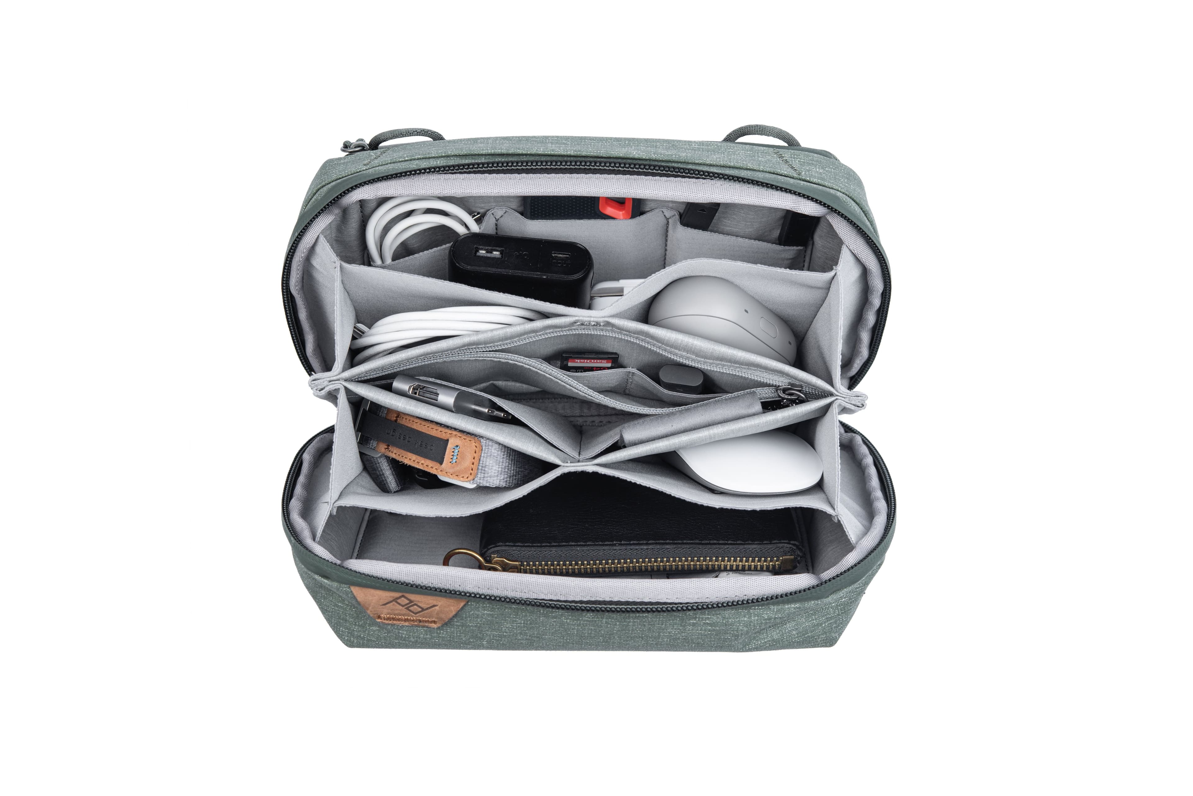 Alt View 12. Peak Design - Tech Pouch - Sage.