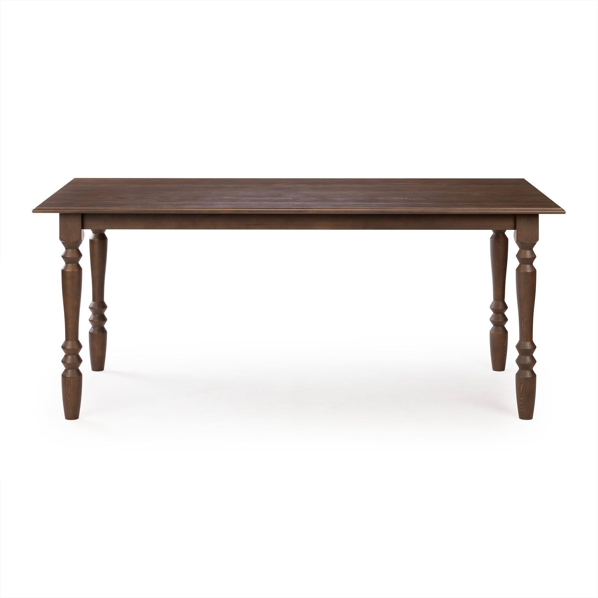 Alt View 7. Plank+Beam - Laurel Rectangular Dining Table (72in / 1828mm), Cognac - Cognac.
