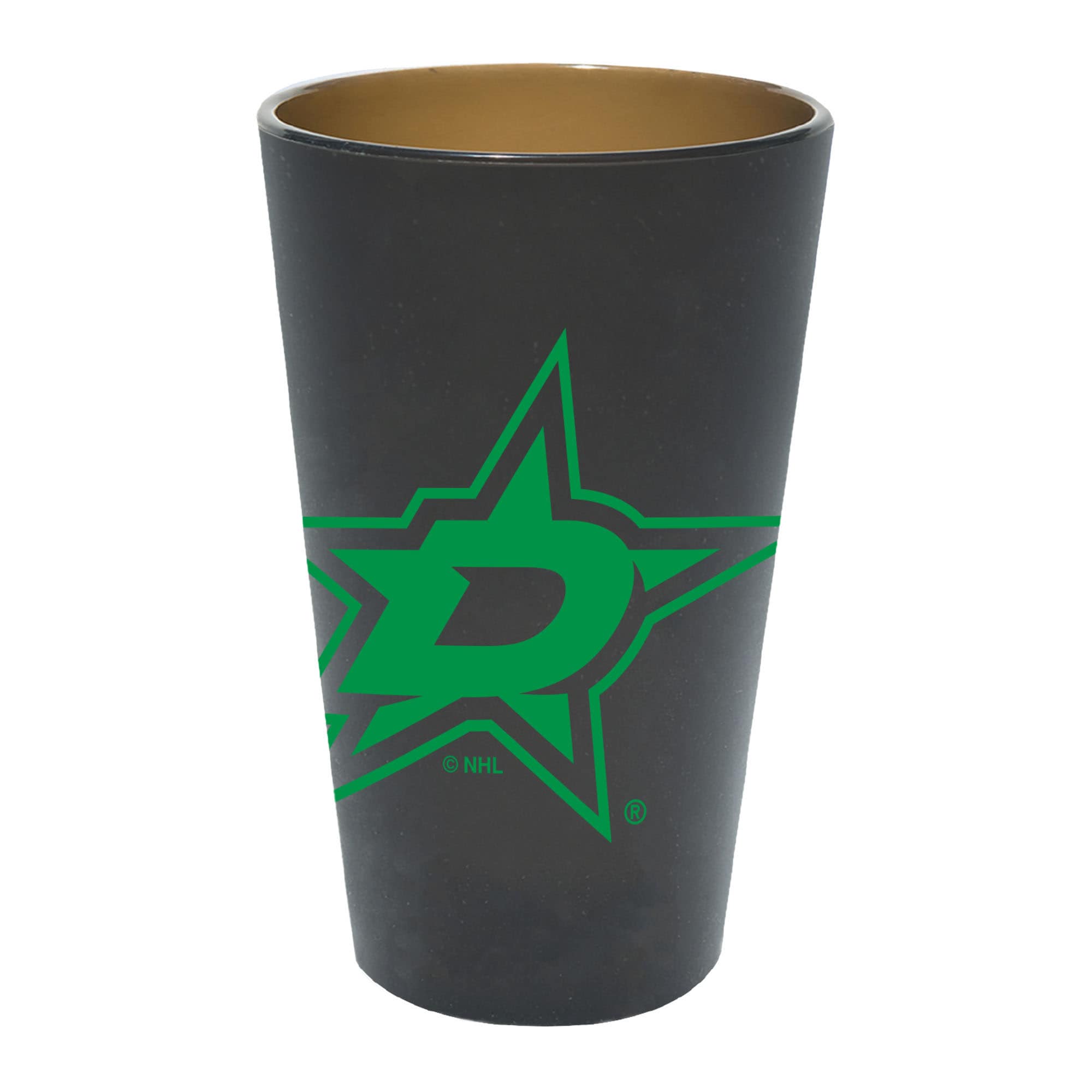 Front. WinCraft - Dallas Stars 16oz. Team Color Silicone Pint Glass - Multicolor.