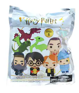 Monogram - Harry Potter Series 6 Blind Bagged 3D Foam Figural Bag Clip | 1 Random - White