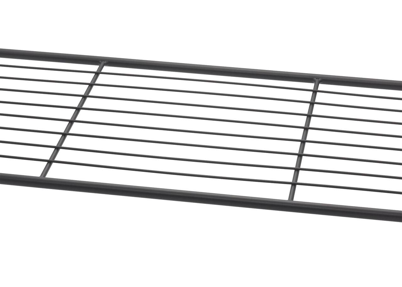 Alt View 12. TRINITY - 3-Tier Shoe Bench w/ Wire Shelves Dark Gray - Dark Gray.