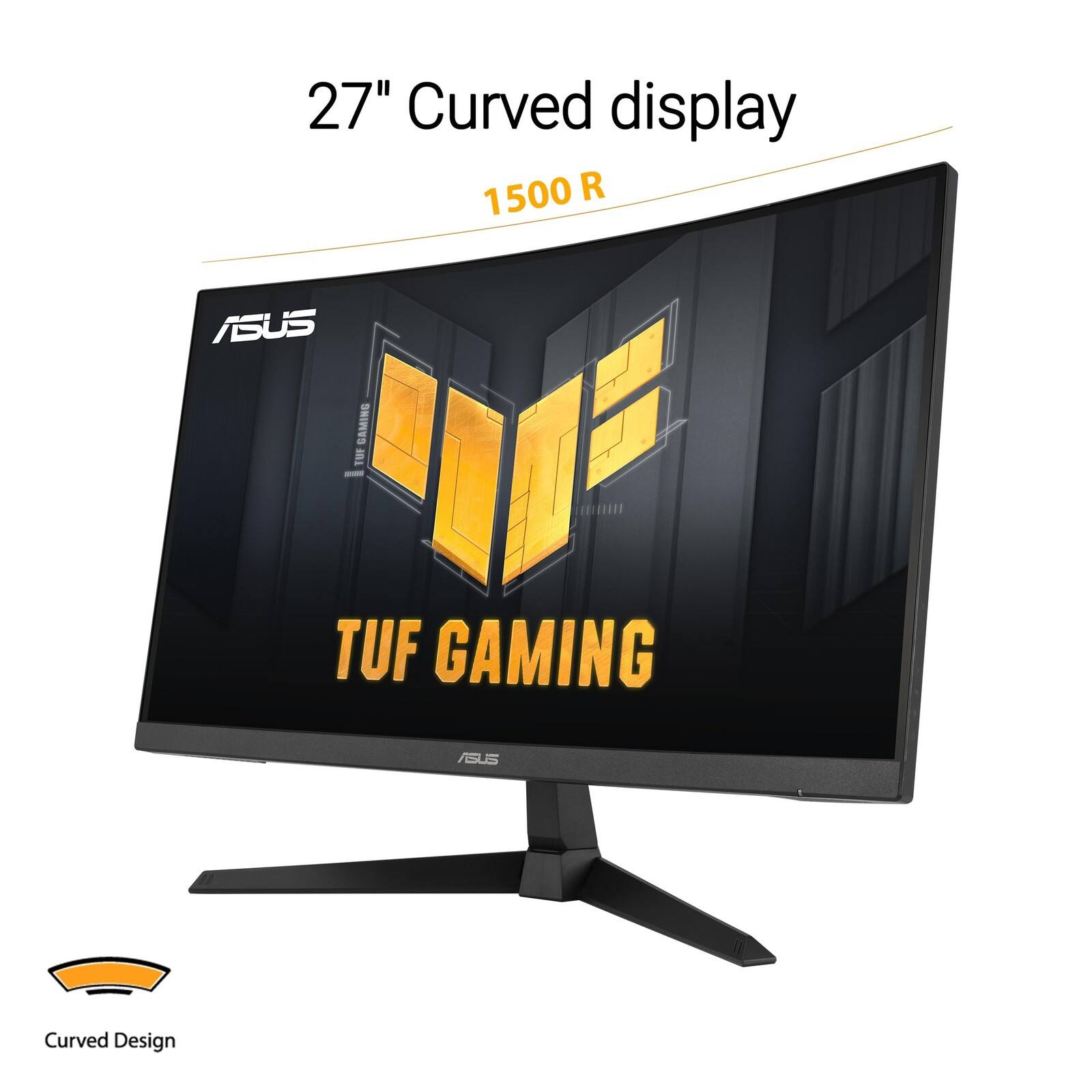 27" Curved display 1500 R ASUS GAMING TUF GAMING ASUS Curved Design