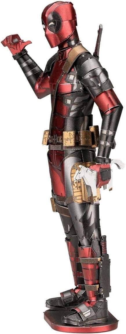 Alt View 1. Metal Earth - Metal Earth Marvel Deadpool 3D Construction Kit Fascinations - Silver.