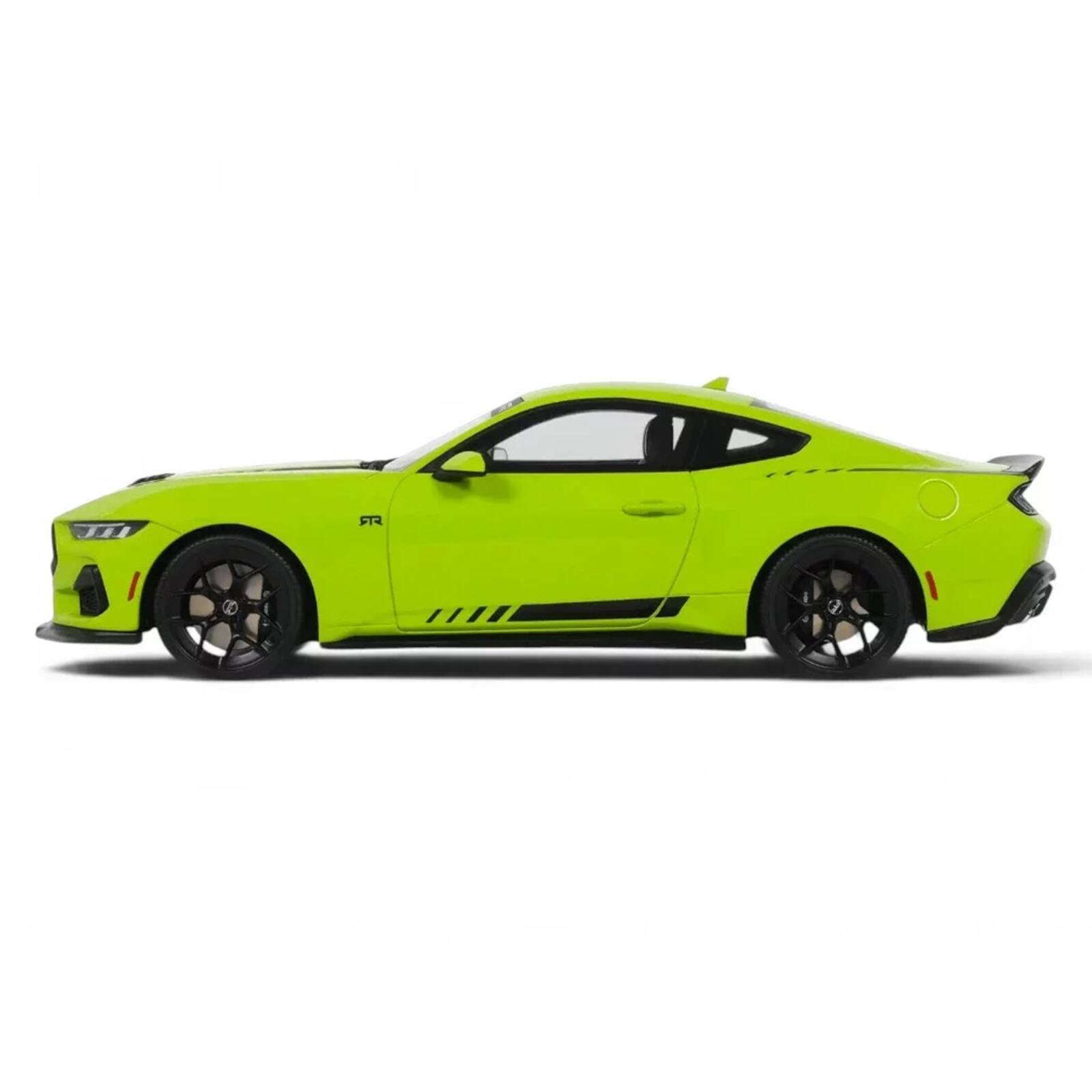Alt View 3. GT Spirit - 2025 Ford Mustang RTR Spec-3 Lime Green 1/18 Model Car by GT Spirit.