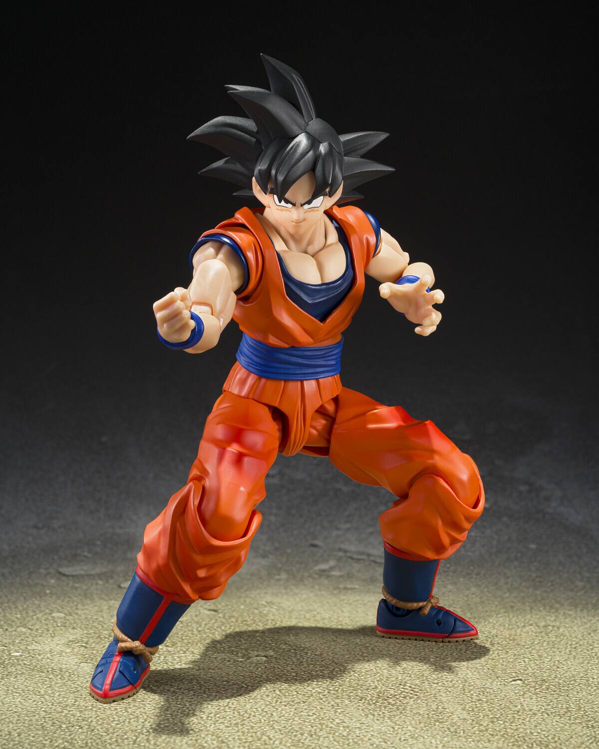 Alt View 3. PopMarket - Tamashii Nations - Dragon Ball Z - S.H.Figuarts - Son Goku Kind-Hearted Saiyan Action Figure   - COLLECTIBLES - Multicolor.