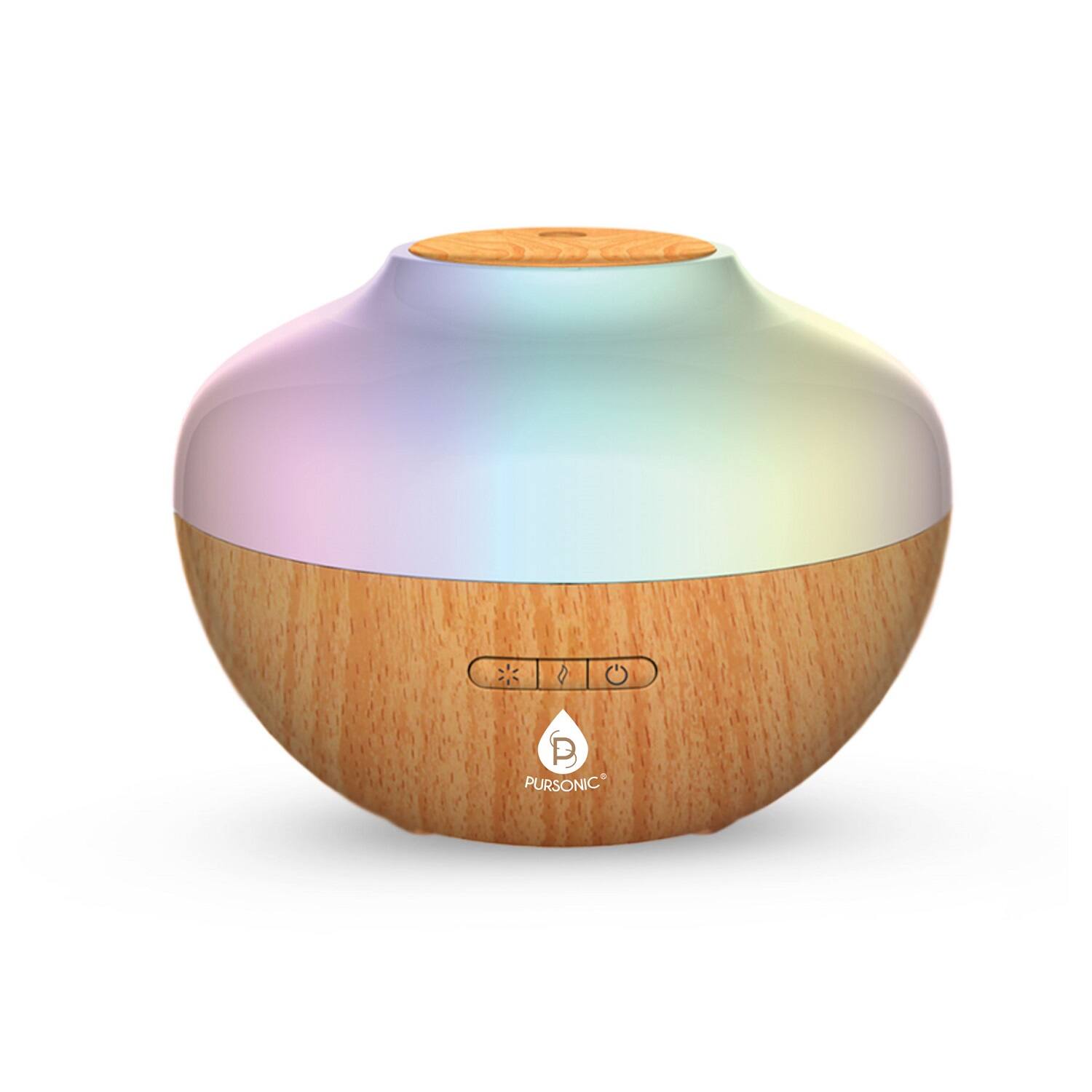 Back. Pursonic - Pursonic Ultimate Wellness Bundle: Air Purifier, Diffuser & Essential Oils Set.