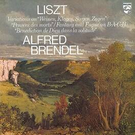 Liszt / Brendel,Alfred - Fantasia & Fugue on Bach / Variations on Weinen - VINYL LP
