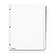 Front. Staples - Staples Write & Erase Paper Dividers, White, 5-Tabs, 36 Sets (ST63044) - White.