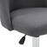 Alt View 17. CorLiving - Marlowe Upholstered Armless Task Chair - Dark Grey.