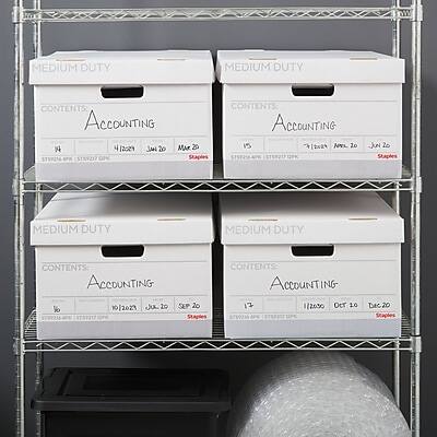 MEDIUM DUTY  
CONTENTS: ACCOUNTING  
1/4  
2020 Mar 20  
Staples  

MEDIUM DUTY  
CONTENTS: ACCOUNTING  
1/2  
2020 Jun 20  
Staples  

MEDIUM DUTY  
CONTENTS: ACCOUNTING  
1/4  
2023 Jul 20  
Staples  

MEDIUM DUTY  
CONTENTS: ACCOUNTING  
1/2  
2020 Oct 20  
Staples