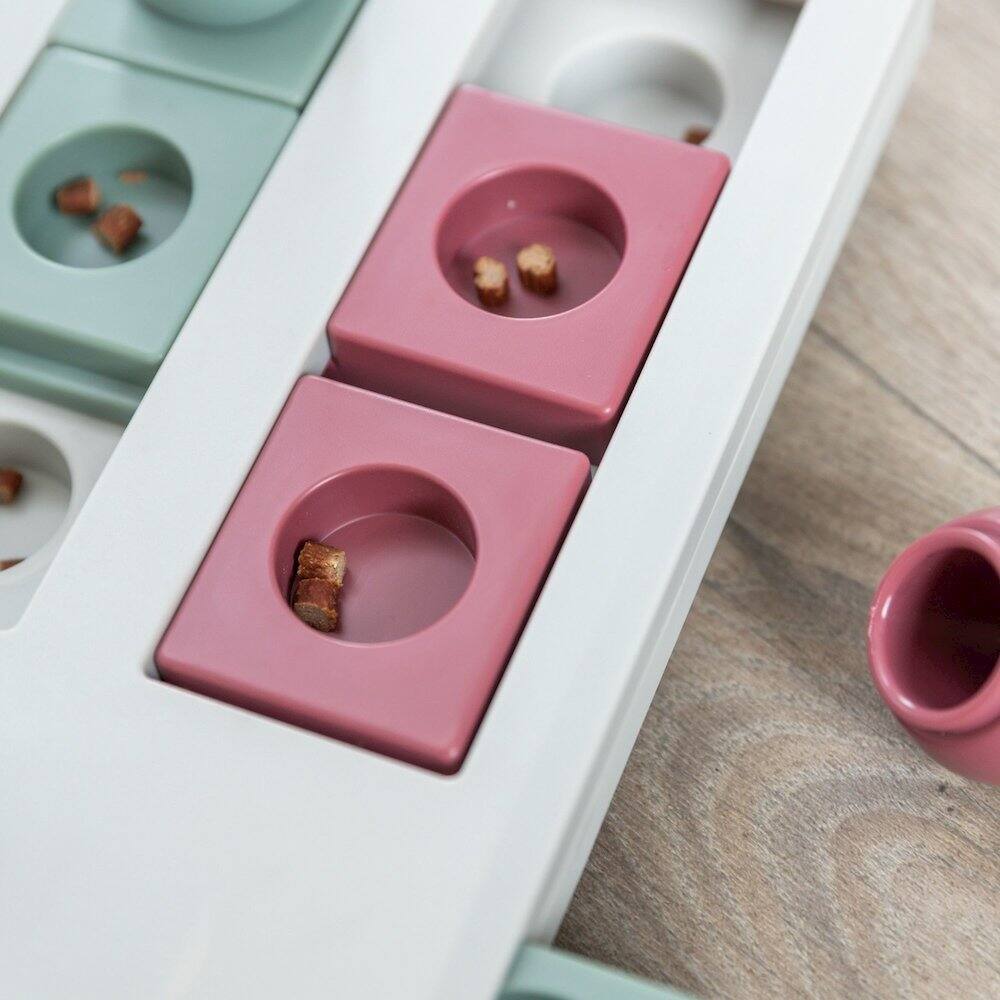 Alt View 4. TRIXIE - Brain Mover Strategy Game for Cats, Cat Puzzle Toy, Interactive Play - Multi.