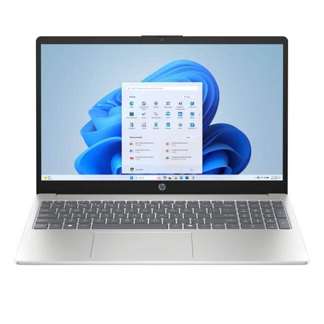 HP - 15.6" FHD IPS Notebook Intel Core i5-1334U 12GB RAM 512GB SSD - Natural Silver