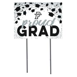 Jardine - Providence Friars 18" x 24" Proud Grad Yard Sign - White