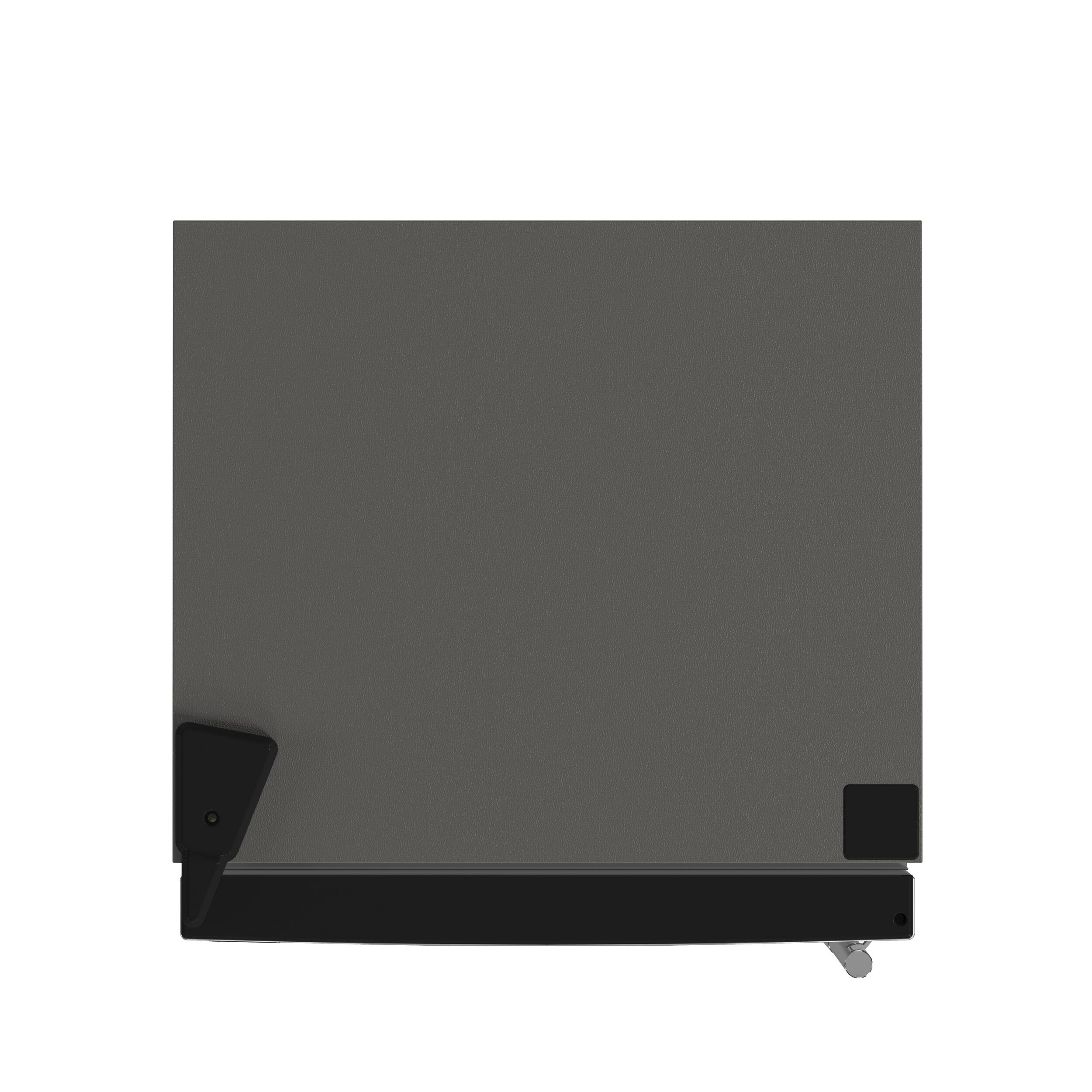 Alt View 4. Forno Appliances - Guardia 10.8 Cu. Ft. Compact Fridge with Bottom Freezer - Stainless Steel.