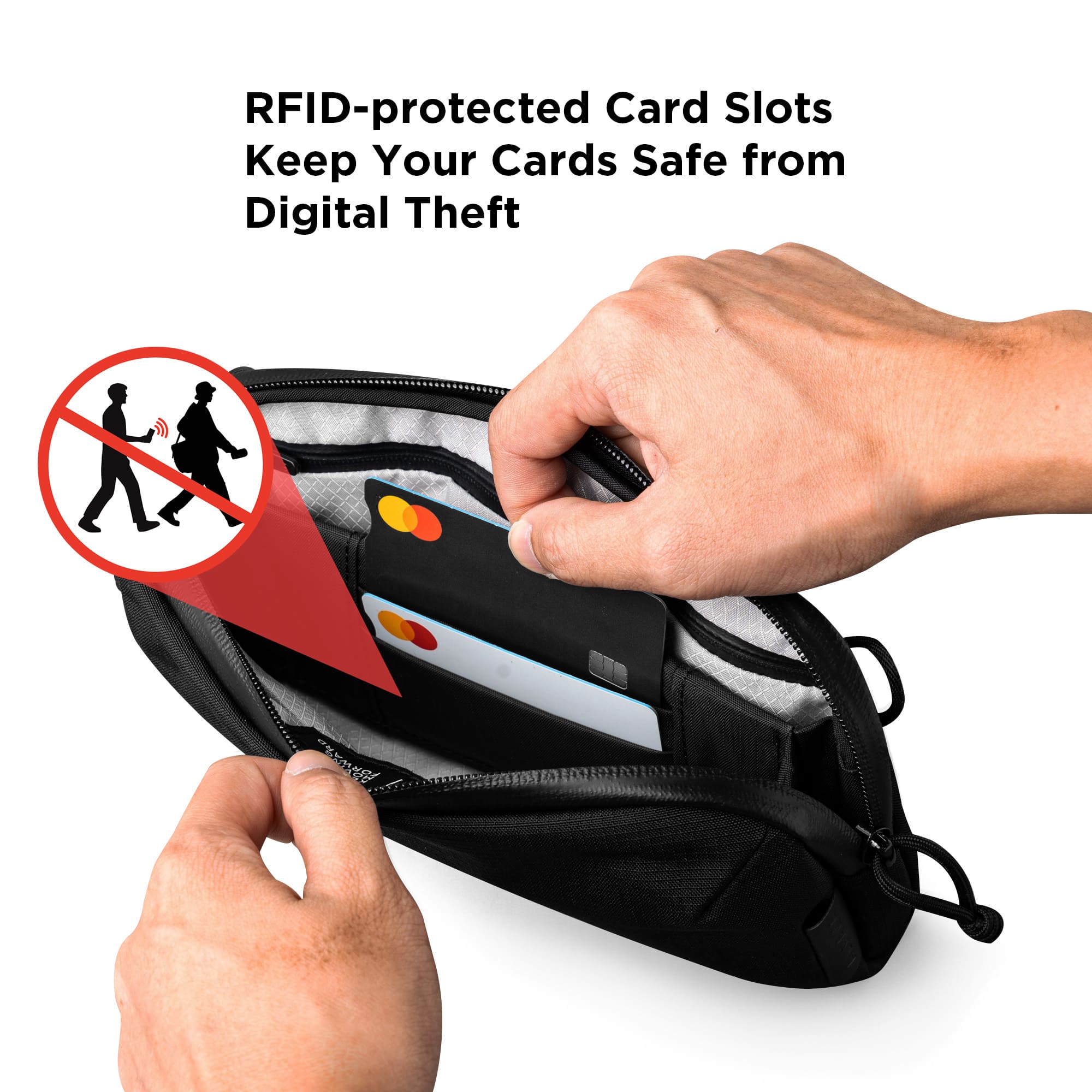 ALPAKA RFID Passport Holder & Crossbody Phone Bag Flight Pouch Pro
