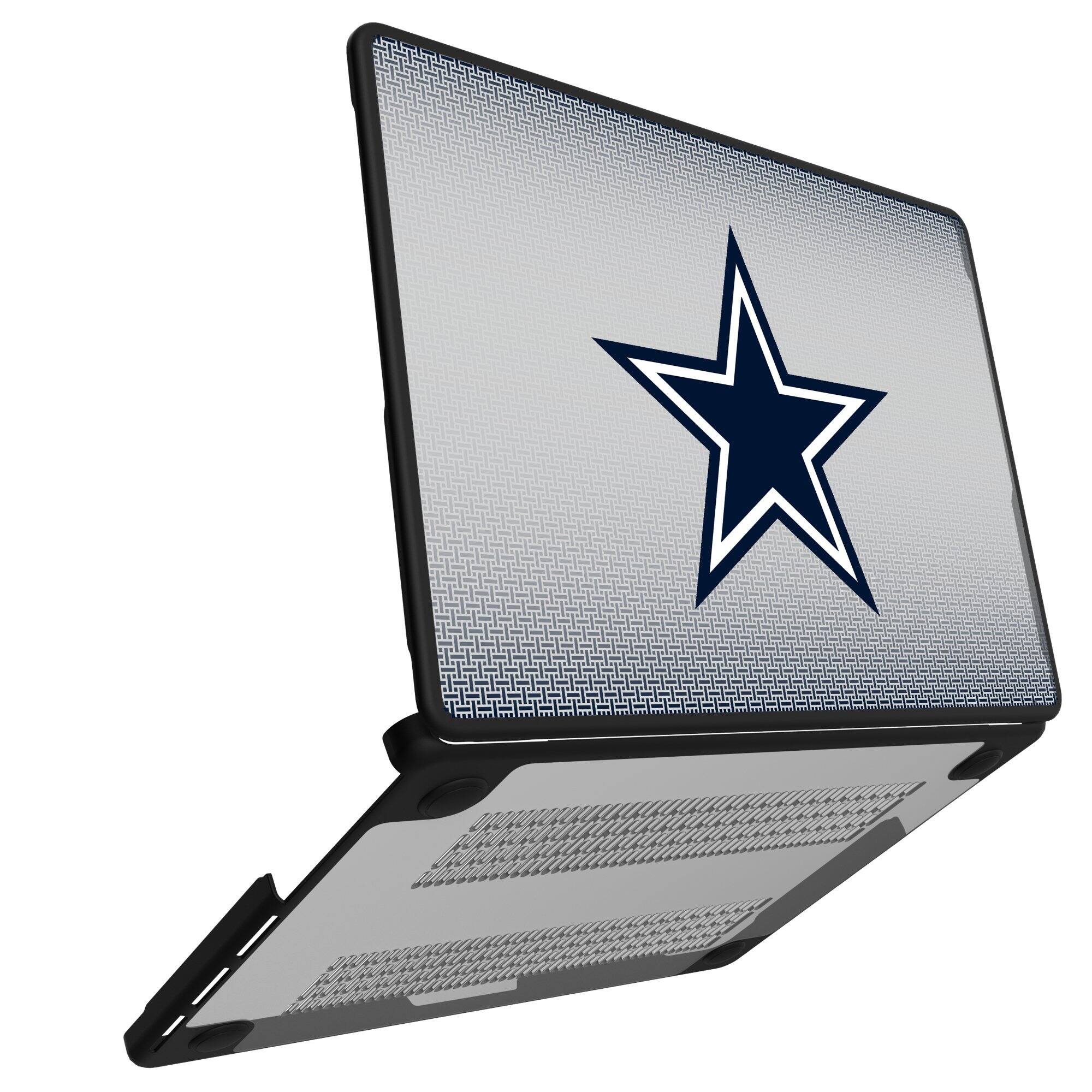 Alt View 1. Keyscaper - Dallas Cowboys Linen MacBook Case - Air 15 in - Multicolor.