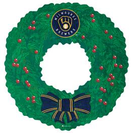 Fan Creations - 16'' Team Wreath Sign - Green