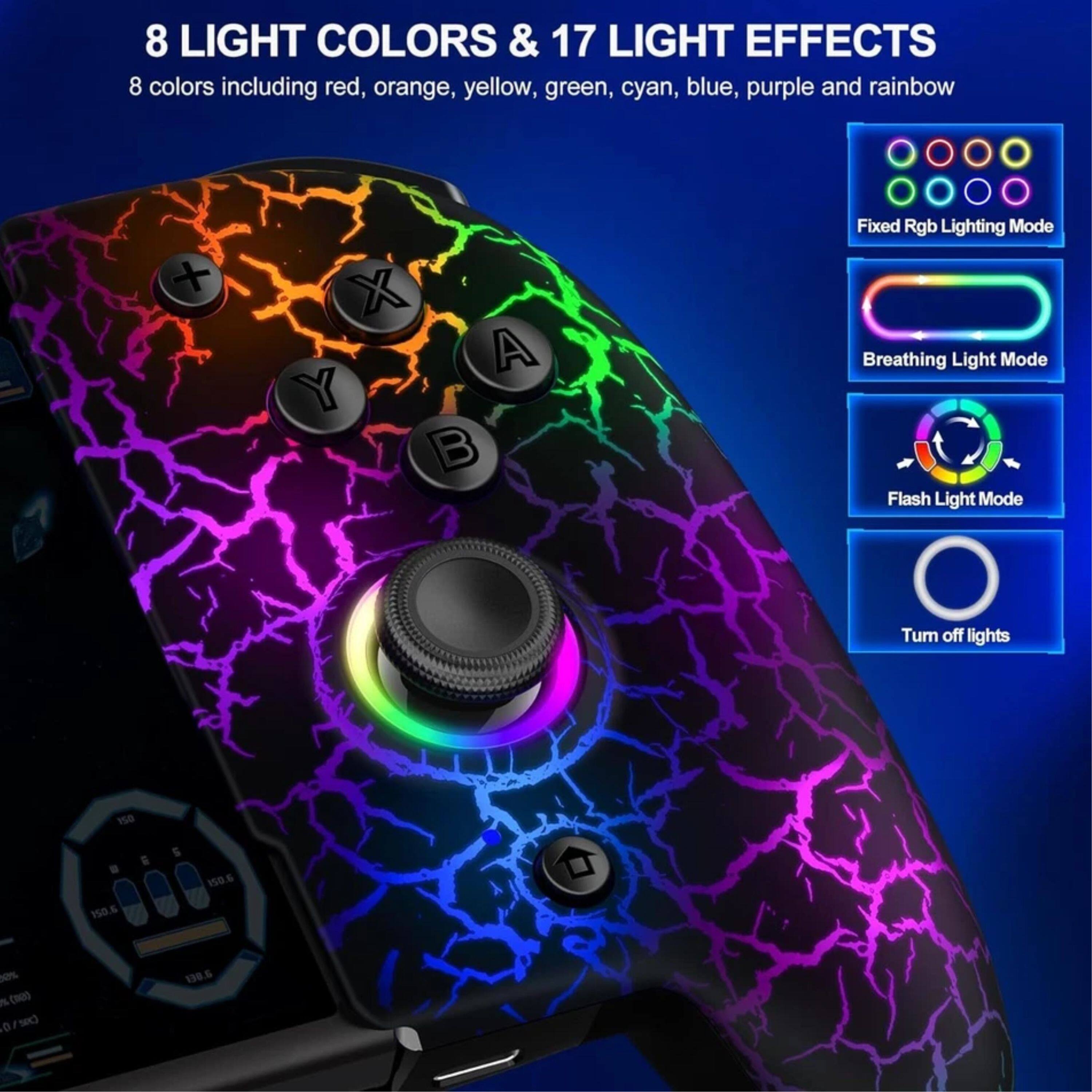 8 LIGHT COLORS & 17 LIGHT EFFECTS  
8 colors including red, orange, yellow, green, cyan, blue, purple and rainbow  
Fixed Rgb Lighting Mode  
Breathing Light Mode  
Flash Light Mode  
Turn off lights